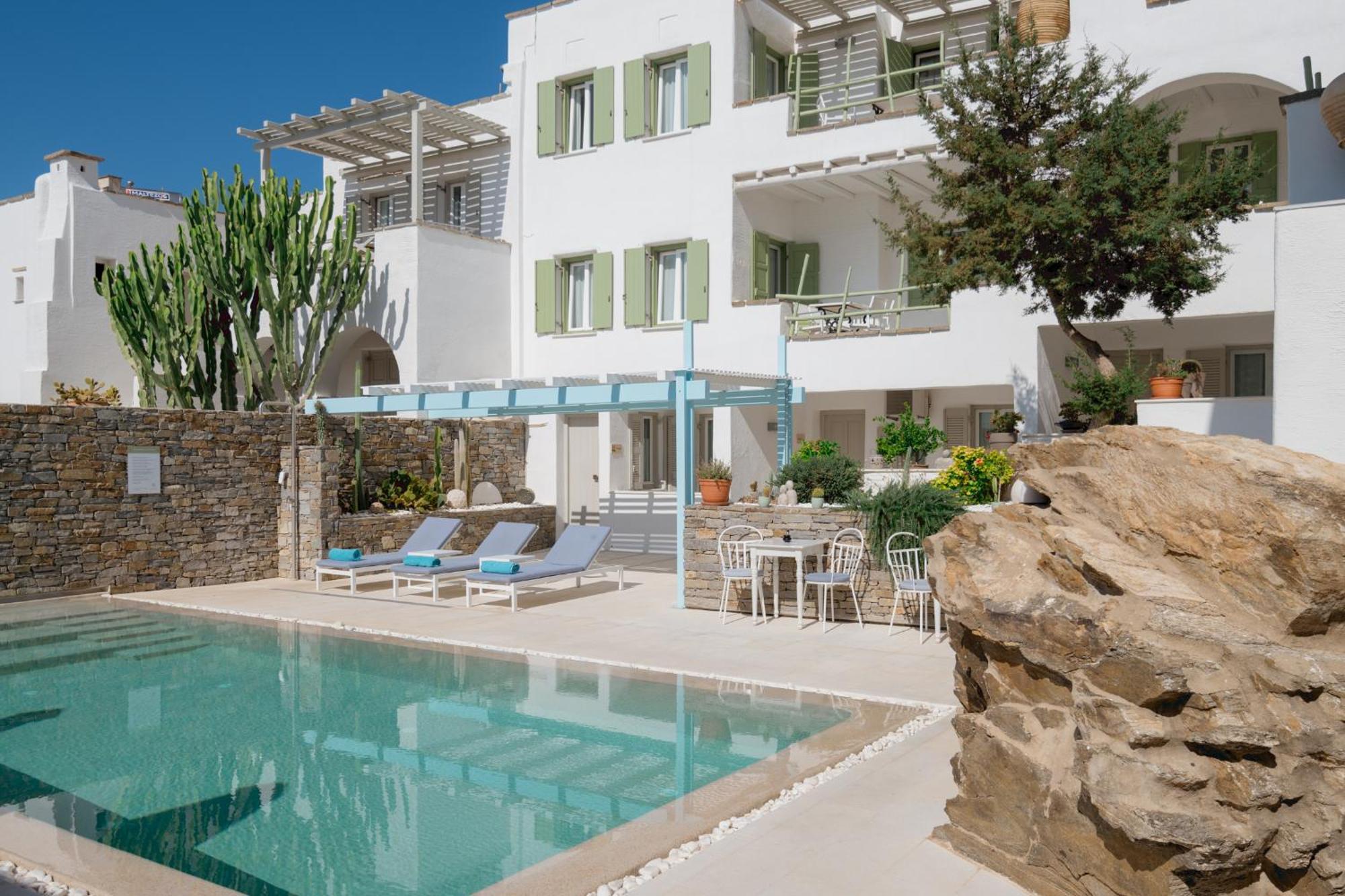 Anthos Apartments 纳乌萨 外观 照片