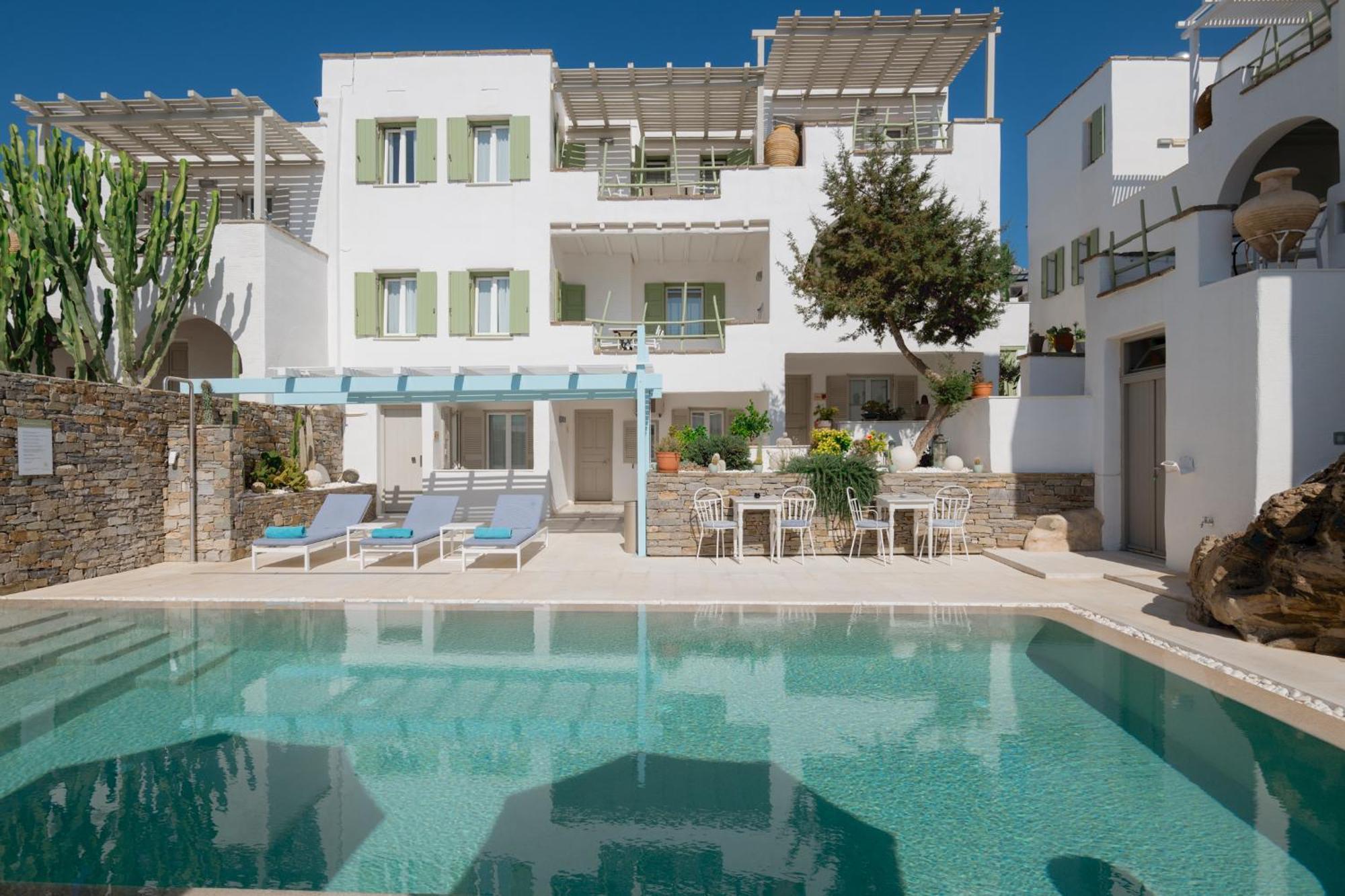 Anthos Apartments 纳乌萨 外观 照片