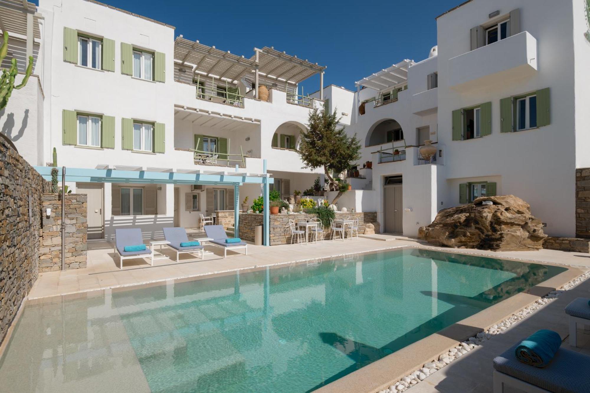 Anthos Apartments 纳乌萨 外观 照片