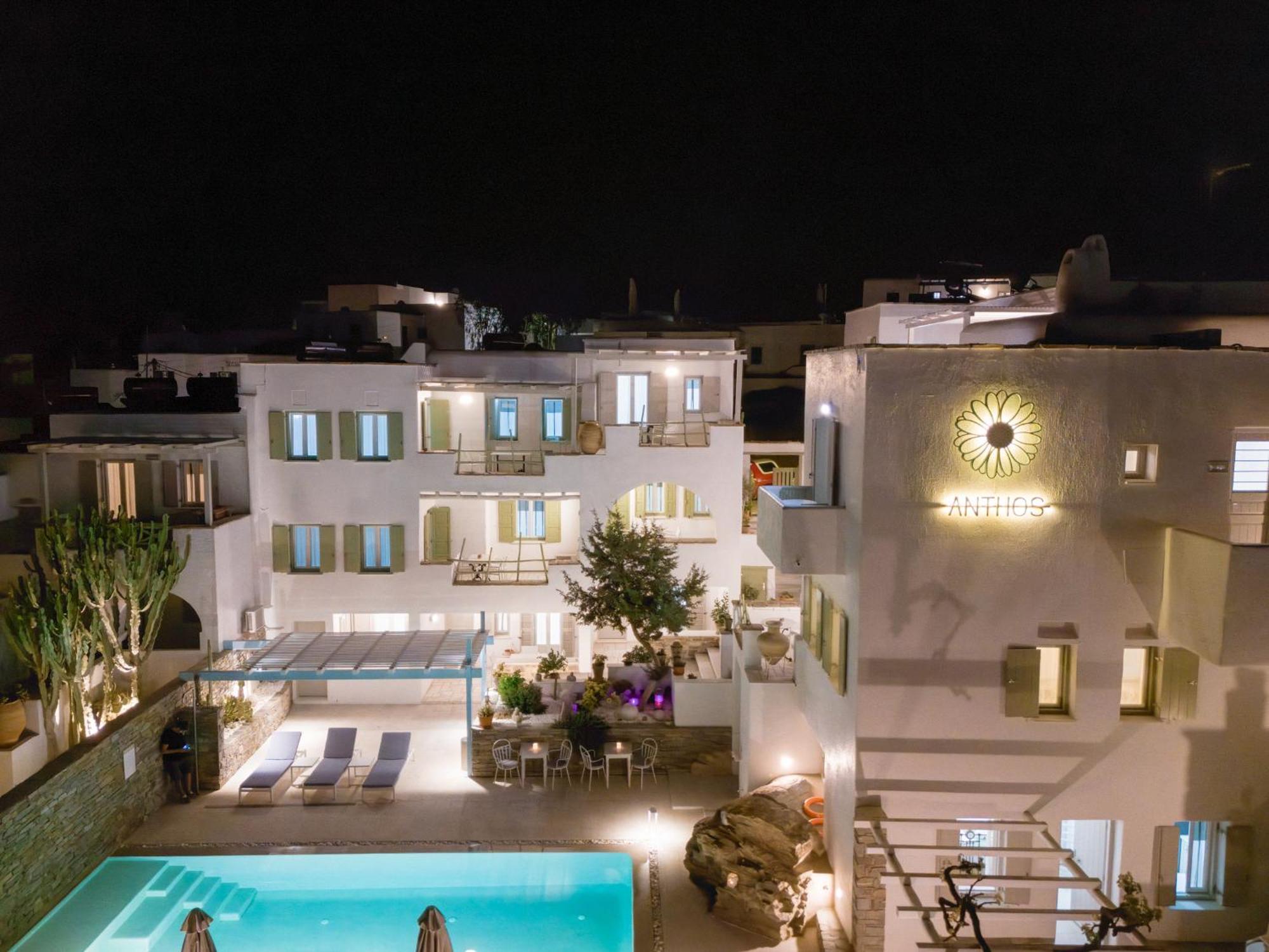 Anthos Apartments 纳乌萨 外观 照片